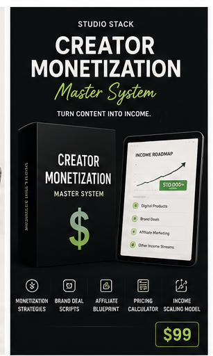 Creator Monetization Master System