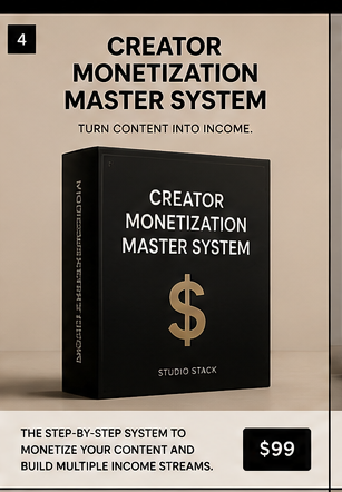 Creator Monetization Master System