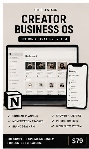 Creator Business OS (Notion System)