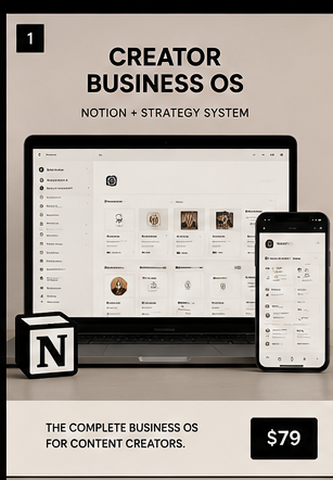 Creator Business OS (Notion System)